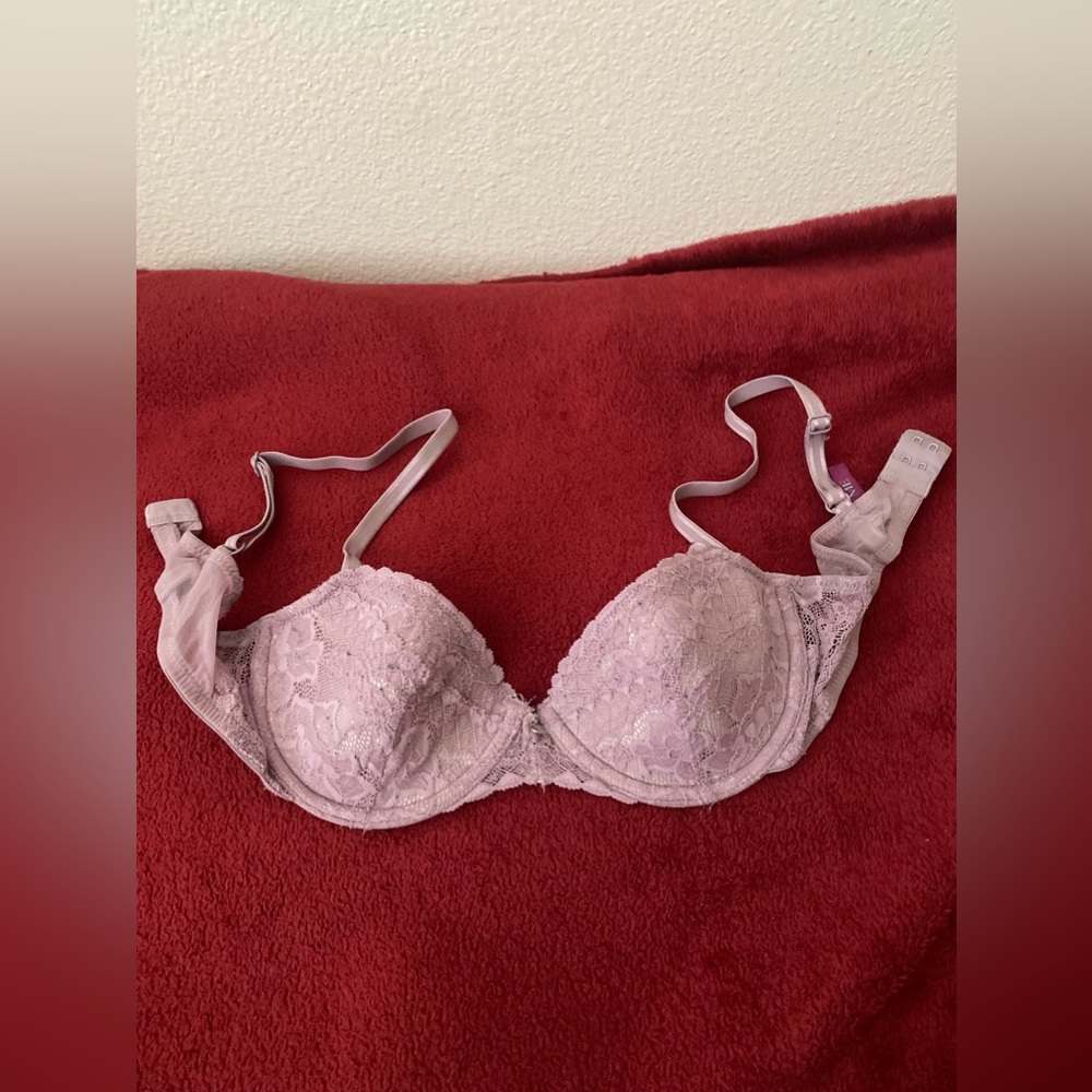 Adore Me Pink Lace Bra Size 34 B